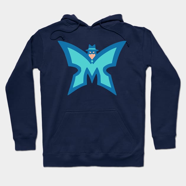 The Blue Morpho logo Hoodie by Ace20xd6